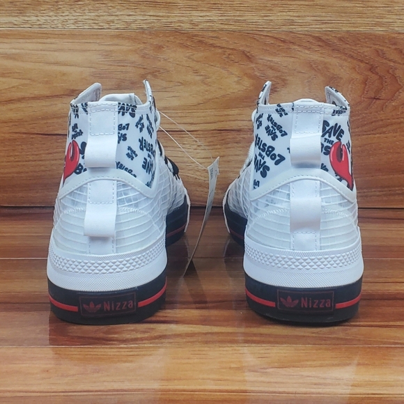 Adidas Originals Nizza Hi DL 'Save The Lobster' GY5340 White Mens Size 8/ Wmns 9 - Picture 6 of 11